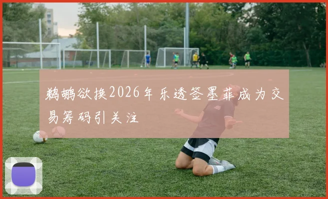 鹈鹕欲换2026年乐透签墨菲成为交易筹码引关注